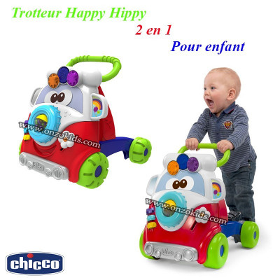 Trotteur Happy Hippy 2 en 1 pour enfant | Chicco
