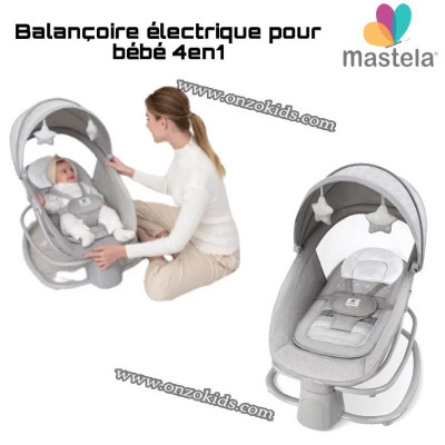 Balancelle électrique pour bébé 4en1 Mastela