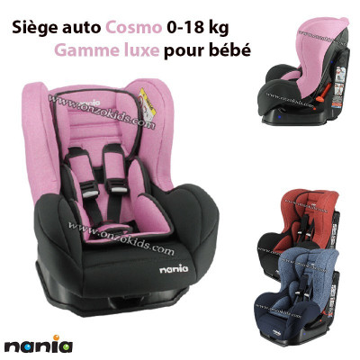 Siège auto cosmo 0-18 kg | Gamme luxe | Nania