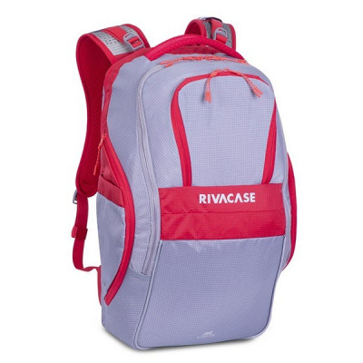 SAC A DOS RIVACASE 5265 17,3 GREY/ RED 30L