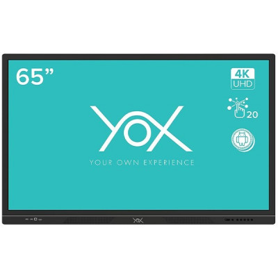 Ecran intéractif YOX tactille 65 Pouces 4K , Android, OPS Windows en Option