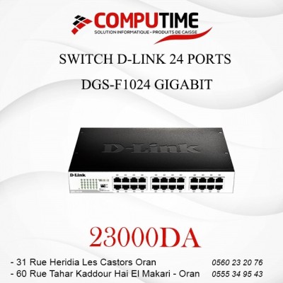 SWITCH D-LINK 24 PORTS DGS-F1024 GIGABIT