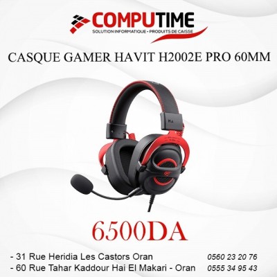 CASQUE GAMER HAVIT H2002E PRO 60MM