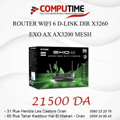 ROUTER WIFI 6 D-LINK DIR X3260 EXO AX AX3200 MESH 