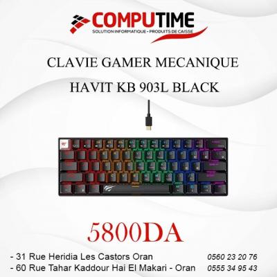 CLAVIER GAMER MECANIQUE HAVIT KB903L BLACK