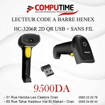 LECTEUR CODE A BARRE HENEX HC-3206R 2D QR USB + SANS FIL