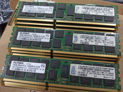 RAM SERVEUR 8GB 16GB Hynix Elpida Dell PC3L-10600R