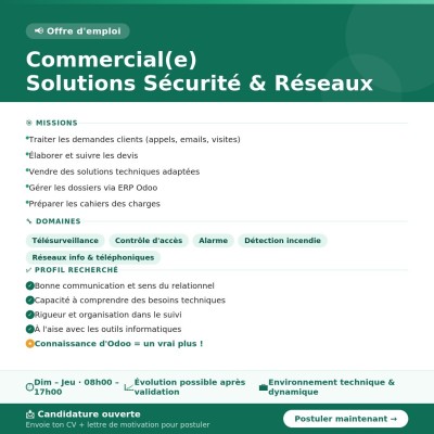 أمن-و-إنذار-offre-demploi-commercial-f-المحمدية-الجزائر