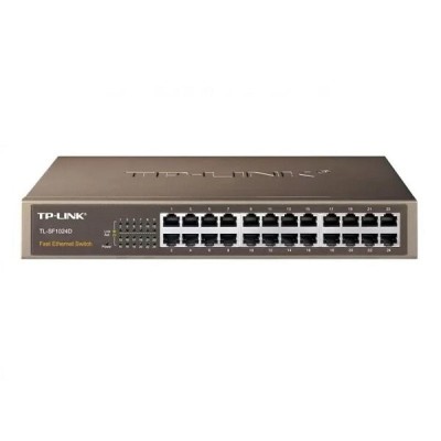 TP Link SWITCHE 24 PORTS TP-LINK TL-SF1024D 10/100MBPS RACKMOUNT