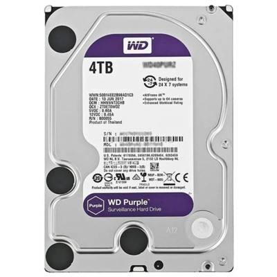 Western Digital 4TB Purple  3.5 inch Surveillance HDD Interne