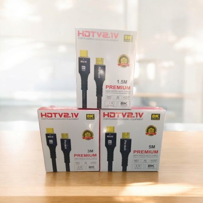 Cable HDMI HDTV 2.1V 8K - 1.5M - 3M - 5M