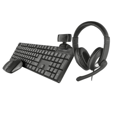 Trust Kit Home Office TéléTravail 4-en-1 QOBY 24041