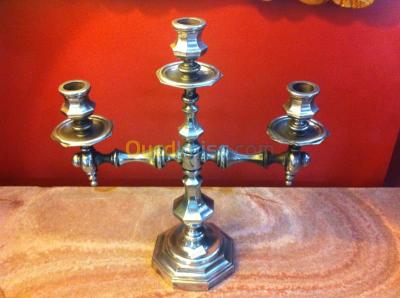 Chandelier Bougeoir en étain