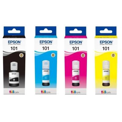 ENCRE EPSON 101 ORIGINAL PACK DE 4 BOUTEILLES 