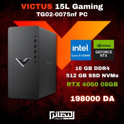 HP VICTUS 15L Gaming TG02-0075nf PC i 5-12400F 16GB-512GB RTX 4060 08GB