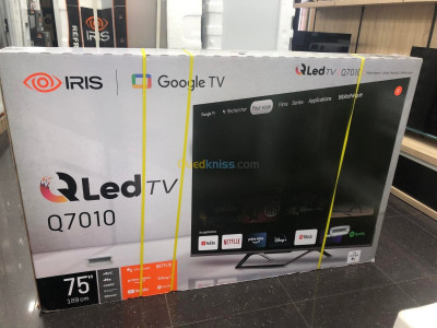TV IRIS 75 Q7010 QLED ANDROID GOOGLE TV 75POUCES UHD 4K