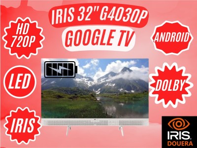 PORTABLE TV IRIS 32" G4030P GOOGLE TV HD LED (Power Bank)