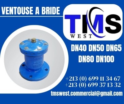 Ventouse a bride simple fonctionne pn 16 DN40 DN50 DN65 DN80 DN100