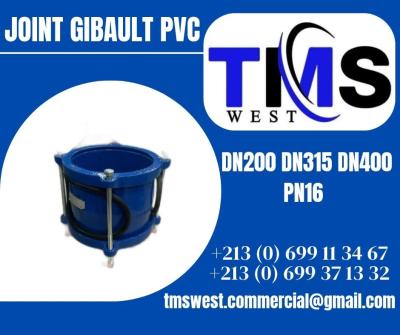 Joint gibault pour PVC pn 16 DN200 DN315 DN400