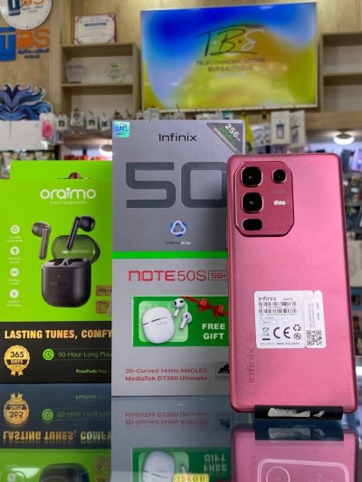 infinix note 50 s 8+8/256gb + airpod FREE 