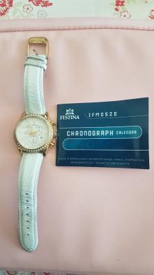 original-pour-femmes-montre-festina-bracelet-cuir-blanc-alger-centre-algerie