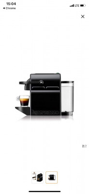 Nespresso Inissia Espresso Machine by De'Longhi, Black EN80B   PROMO CHOC 