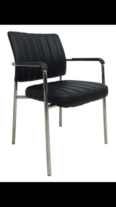 Chaise Visiteur Confortable en sky Noir