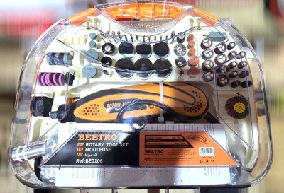 Mini Meuleuse Beetro B0106 135 w : Outil Rotatif Kit 217 Pcs