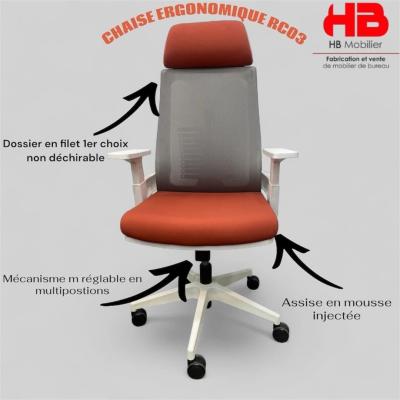 Chaise ergonomique 