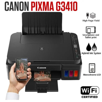 IMPRIMANTE CANON G3410 WIFI MULTIFUNCTION 3 IN 1