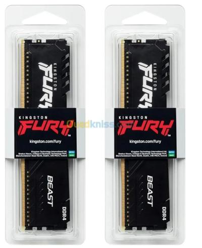 ذاكرة-ram-kingston-fury-beast-16-go-2-x-8-ddr4-3200-mhz-بوغني-تيزي-وزو-الجزائر