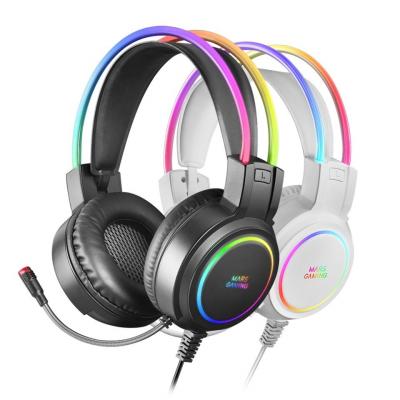 Casque MARS GAMING MHRGB Black / White (PC / PS4 / XBOX / Switch) 