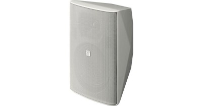 HAUT PARLEUR MURAL TOA 60W F-2000WT 70/100V, dispersion large, blanc cassé