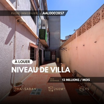 Location Appartement Niveau de villa F5 Oran Bir el djir