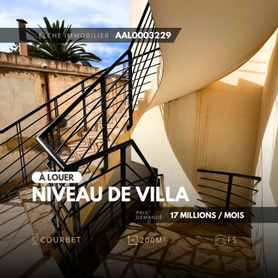 Location Appartement Niveau de villa F5 Oran Oran