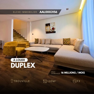 كراء شقة دوبلكس 3 غرف وهران عين الترك