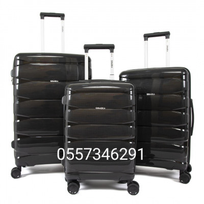 luggage-travel-bags-serie-de-trois-valises-omaska-platine-incassables-en-100-polypropylene-bab-ezzouar-algiers-algeria