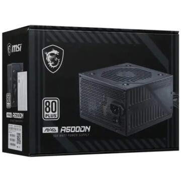 ALIMENTATION MSI MAG A500DN 500W Power Supply 80 Plus Standard
