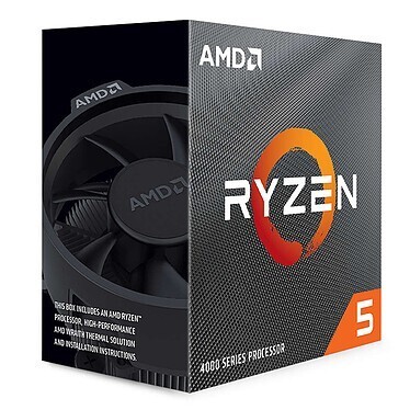 PROCESSEUR AMD RYZEN 5 4500 - VENTILO WRAITH STEALTH - 6 CORE - 12-THREADS - CACHE 11MO - BOX