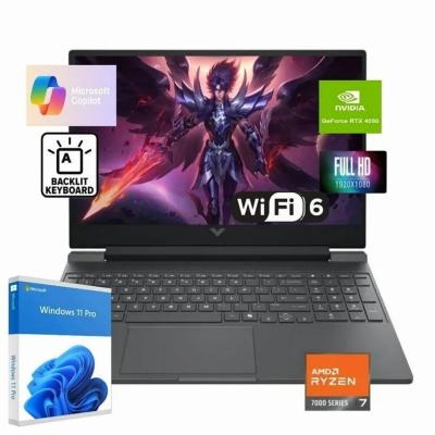 HP VICTUS 15-FB3093DX - RYZEN 7 7445HS - 16GO - 512GB SSD - 15,6" FHD - RTX 4050 6GO - WIN 11 PRO