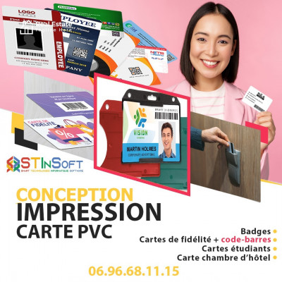 publicite-communication-impression-et-conception-carte-fidelite-badge-pvc-batna-constantine-algerie