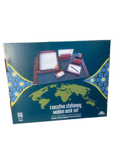 Parure de bureau 06 pcs bois 