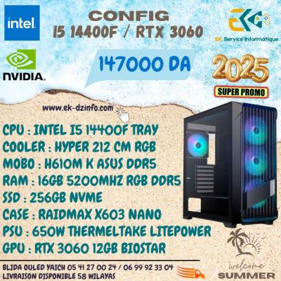 CONFIG I5 14400F / RTX 3060