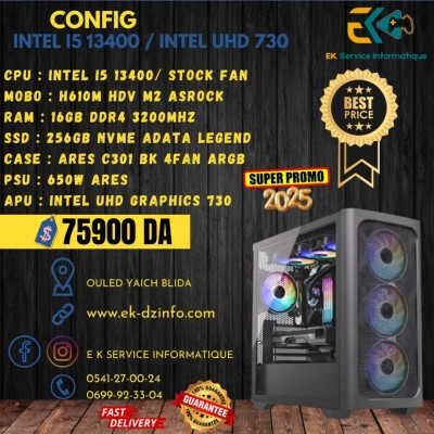 PC GAMER CONFIG INTEL I5 13400 / INTEL HD 730