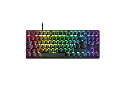 Clavier mécanique filaire USB Razer Huntsman V3 X TKL avec commutateurs RGB optiques violets