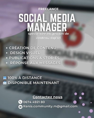 رسوم-بيانية-و-اتصال-social-media-manager-freelance-بئر-خادم-الجزائر