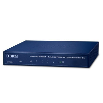 Non Managed SWITCH Réf: GSD-603F PLANET 