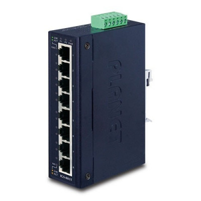 Industrial Gigabit Ethernet Switch Réf: IGS-801T PLANET 