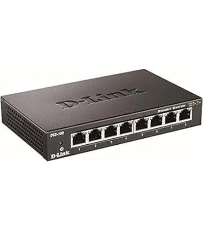  DGS-F1100-10PS-E D-Link Switch 8 Ports