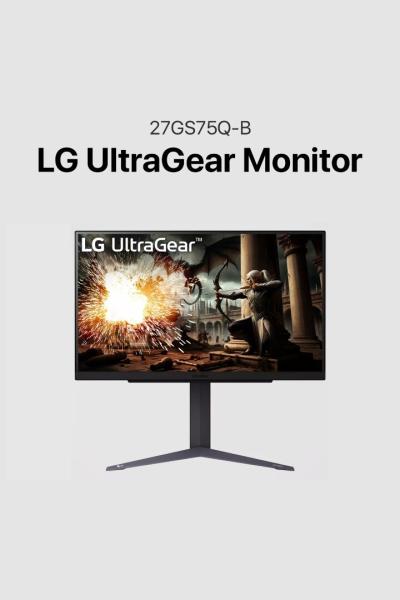 VENDU - LG 27" 2.5K 180Hz LED UltraGear 27GS75Q-B -1ms - Format 16/9 - Dalle IPS - HDR10 - G-SYNC / 